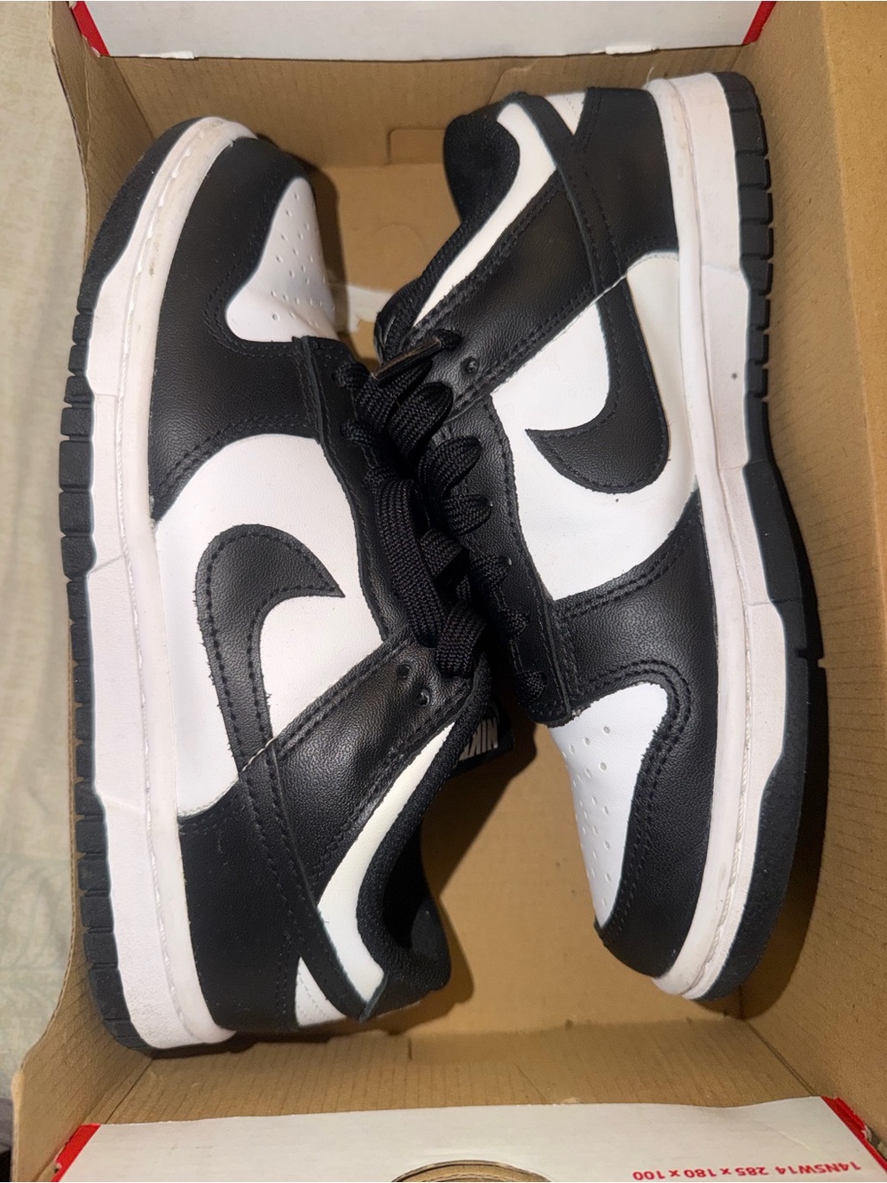Nike Black and White Low-Top Sneakers